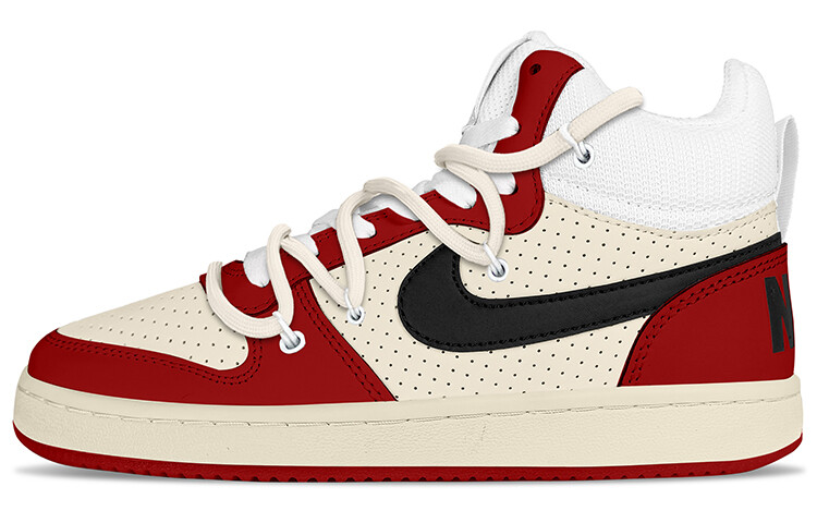 Кроссовки Nike Court Borough Series Skateboarding Shoes Women's Mid-top Red, красный