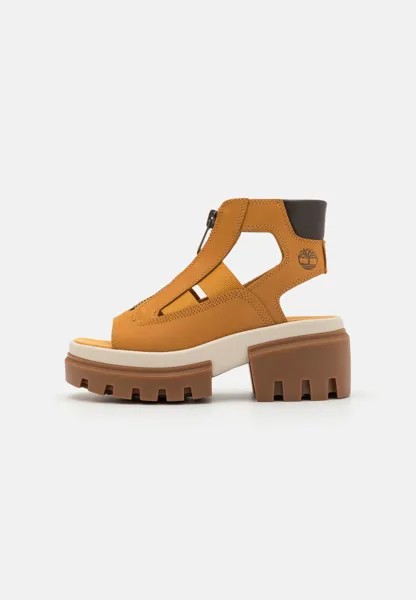 Босоножки без каблука EVERLEIGH Timberland, цвет wheat