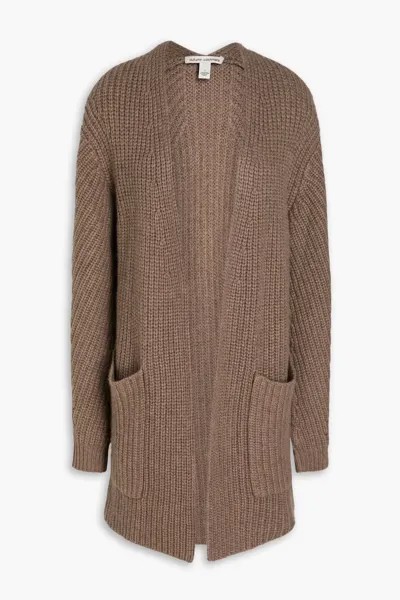 Кардиган рельефной вязки Autumn Cashmere, серо-коричневый