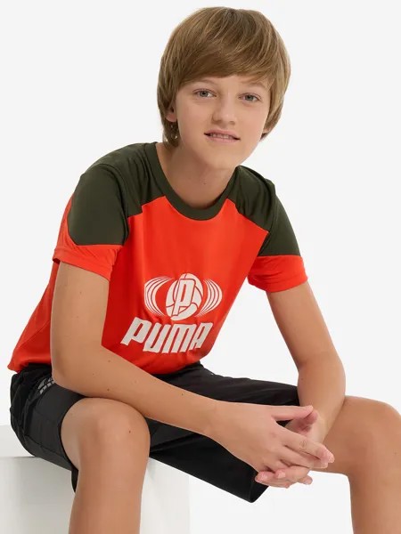 Футболка для мальчиков PUMA Active Sports, Оранжевый