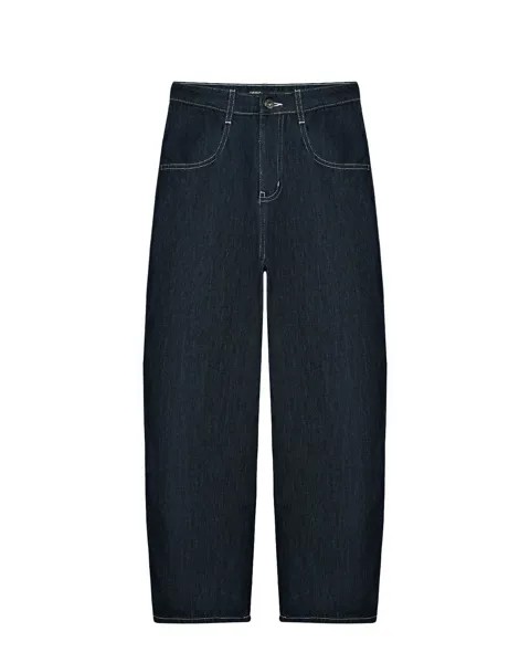 Джинсы из плотного денима, синие Emporio Armani