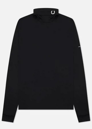 Мужская водолазка Fred Perry x Raf Simons Laurel Wreath Detail Roll Neck, цвет чёрный, размер L