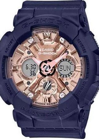 Японские наручные  женские часы Casio GMA-S120MF-2A2ER. Коллекция G-Shock