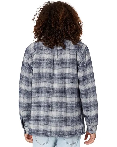 Рубашка Quiksilver Camus Long Sleeve Overshirt, цвет Light Grey Heather Camus