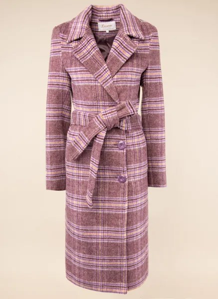 Пальто женское Crosario 45021 разноцветное 44 RU