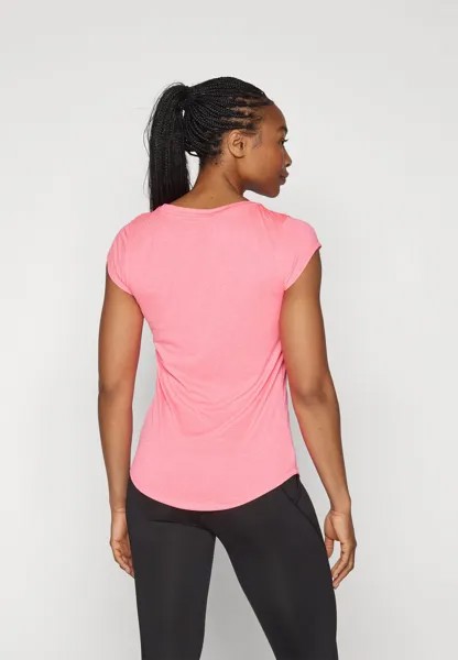 Спортивная футболка Performance Heather Cat Tee Puma, вереск сияния заката