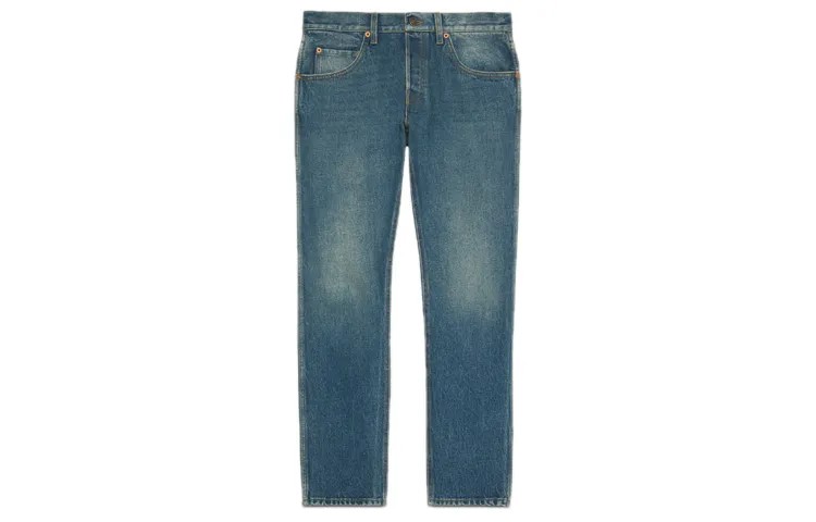 Мужские джинсы GUCCI, цвет Blue