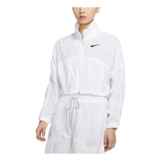 Куртка спортивная куртка swoosh белая Nike, белый