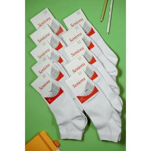 Женские носки VENUS, износостойкие, 10 пар, размер 36-41, белый