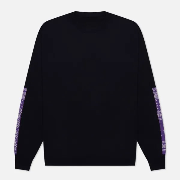 Мужской свитер SOPHNET. Heart Crew Neck чёрный, Размер S