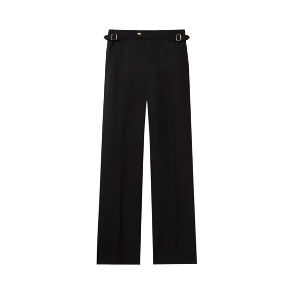 Брюки Casablanca Straight Leg Trousers With Side Adjusters, черный