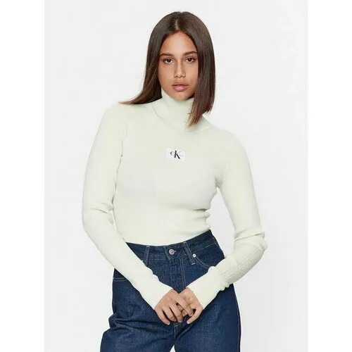 Водолазка Calvin Klein Jeans, размер L [INT], зеленый