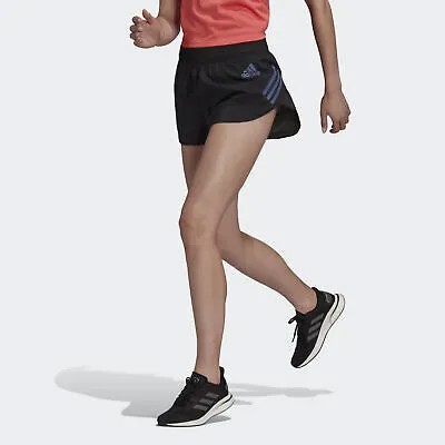 Adidas Adizero Шорты с разрезом для бега женские