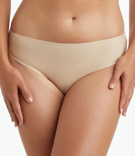 Трусики-бикини из хлопка TC Edge Comfort с низкой посадкой TC Fine Shapewear, бежевый