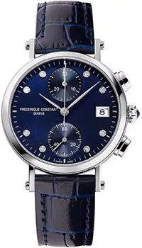 Швейцарские наручные  женские часы Frederique Constant FC-291MPND2R6. Коллекция Classics Quartz