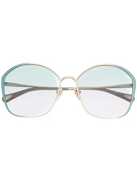 Chloé Eyewear солнцезащитные очки в массивной оправе