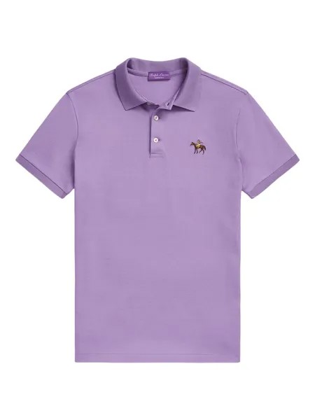 Поло из пике с логотипом Ralph Lauren Purple Label