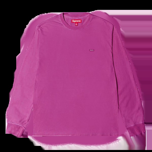 Футболка Supreme Small Box Long-Sleeve 'Bright Purple', фиолетовый