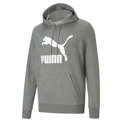 Puma Classics French Terry Logo Pullover Hoodie Mens Размер XXXL Повседневная верхняя одежда