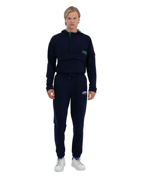 Спортивные брюки мужские U.S. POLO Assn. G081SZ0OP-000-1574179-RC-RABAT синие 2XL