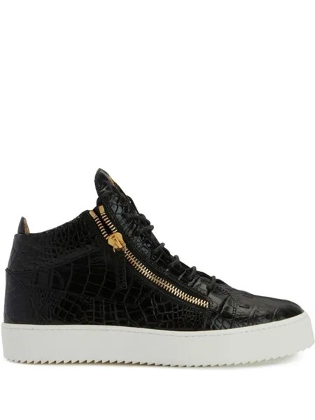 Giuseppe Zanotti высокие кеды, черный