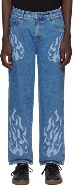 Синие джинсы Flamepuzz Dime
