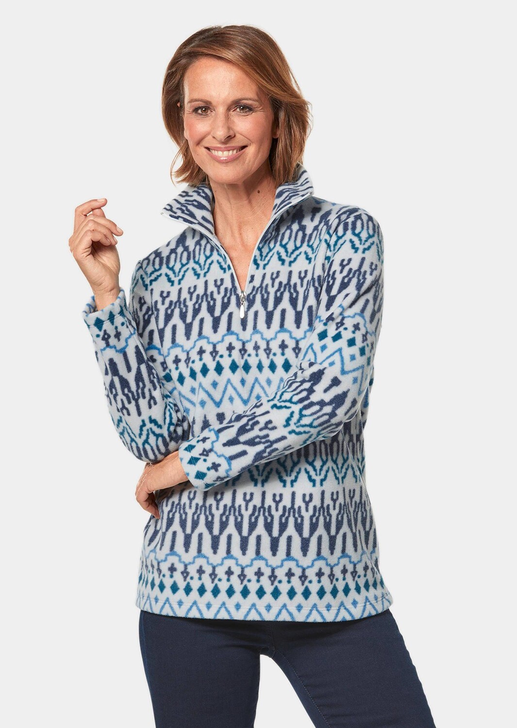 Толстовка GOLDNER Fleece Troyer, синий