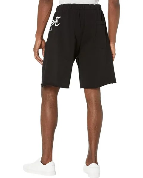 Шорты Just Cavalli Gothic Logo Jogg Shorts, черный