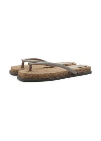 Кожаные шлепанцы Brunello Cucinelli