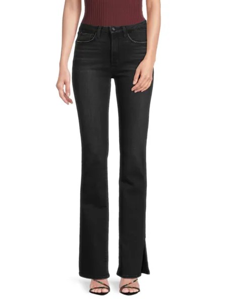 Джинсы Bootcut с бахромой Hi Honey Joe'S Jeans, черный