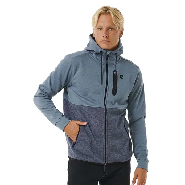 Толстовка Rip Curl Anti Series Departed Full Zip, синий