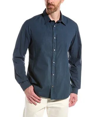 Рубашка из классического поплина Frame Denim, синяя, мужская, M