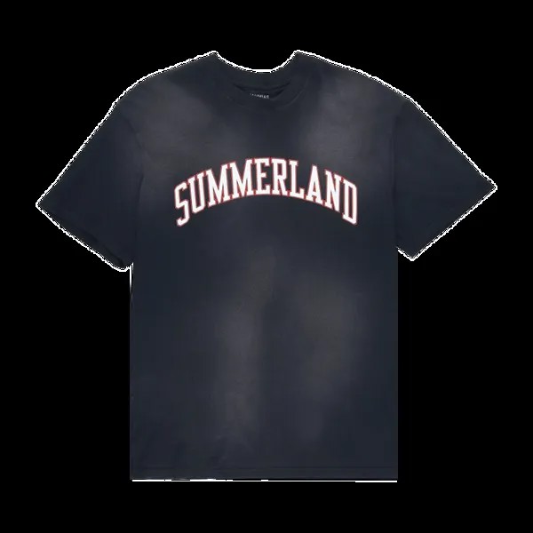 Футболка Nahmias Summerland Collegiate 'Faded Black', черный