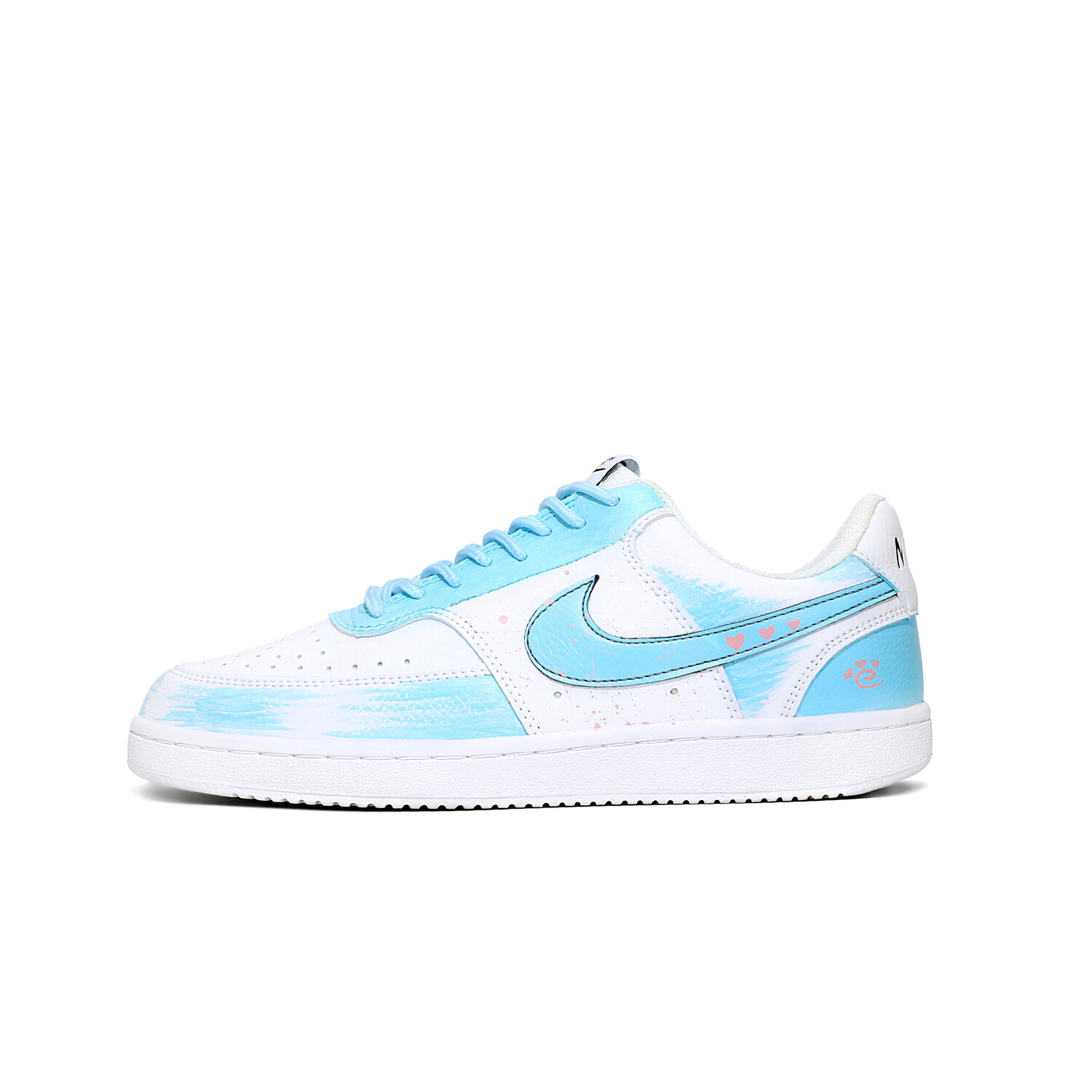 Кроссовки Nike Court Vision Skateboarding Shoes Women's Low-top Blue, голубой