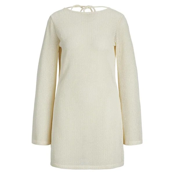 Платье миди Jack & Jones Grace Reg JJXX Long, бежевый