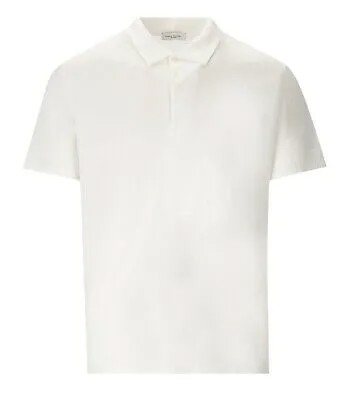 Белая хлопковая рубашка-поло Paolo Pecora для мужчин