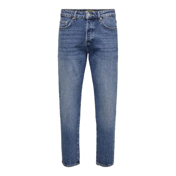 Джинсы Only & Sons Yoke Mb 9360 Dot Tapered Fit, синий