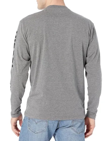 Футболка с длинным рукавом Caterpillar Diesel Power Long Sleeve Tee, цвет Dark Heather Grey