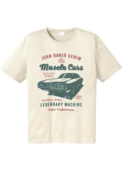 Футболка John Baner Jeanswear, бежевый