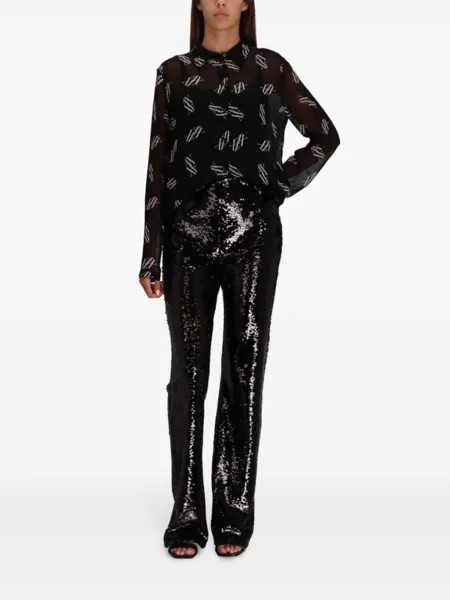 Рубашка с логотипом Armani Exchange, черный