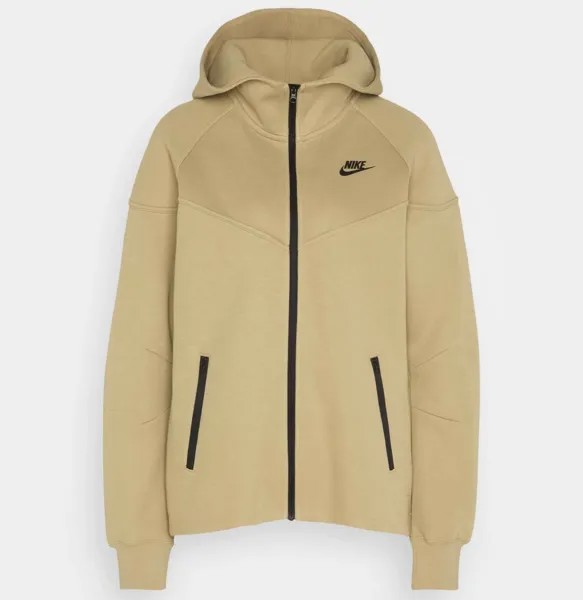 Толстовка Nike Sportswear Zip-up Sweatshirt, оливковый/черный