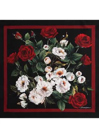 Dolce & Gabbana платок с цветочным принтом