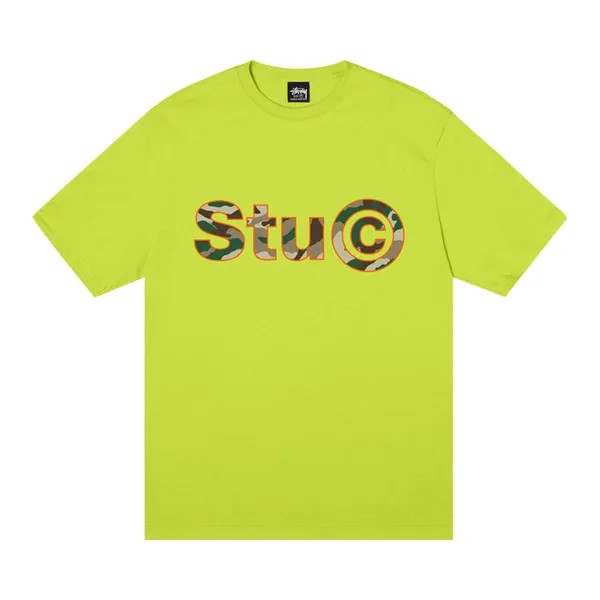 Футболка Stussy Stu C. Camo Keylime