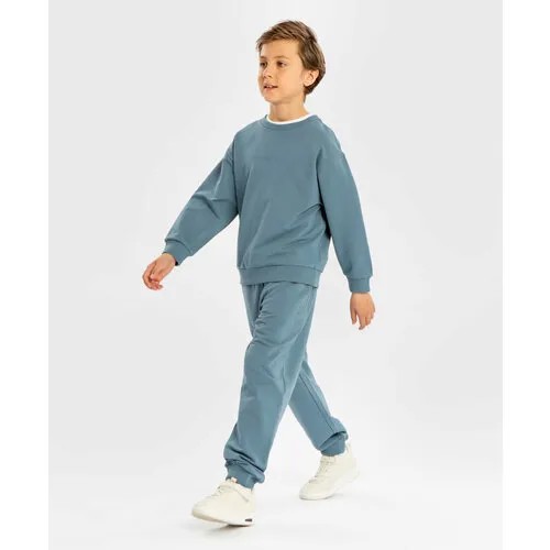 Брюки Button Blue, размер 110, синий