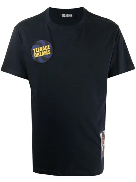 Raf Simons футболка Teenage Dreams, синий
