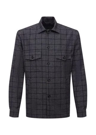 Рубашка из хлопка и шерсти Eton