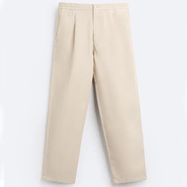 Джоггеры Zara Jogger Waist, бежевый