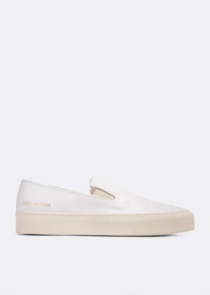 Кроссовки Common Projects Leather Slip-On, белый