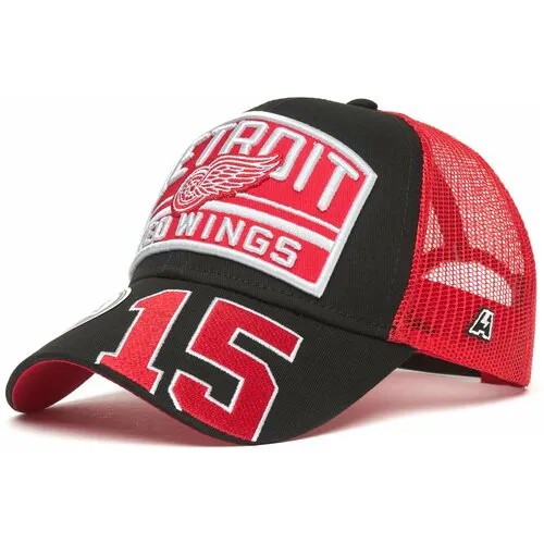 Бейсболка Atributika & Club Detroit Red Wings, размер 55-58, красный