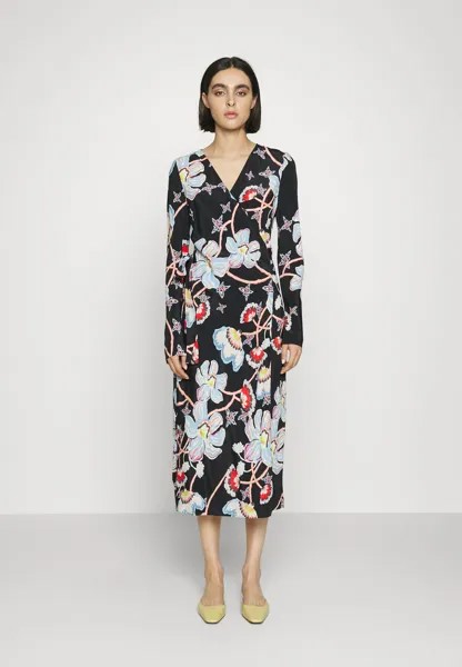 Летнее платье Tilly Dress Diane von Furstenberg, цвет tiger lilygt black